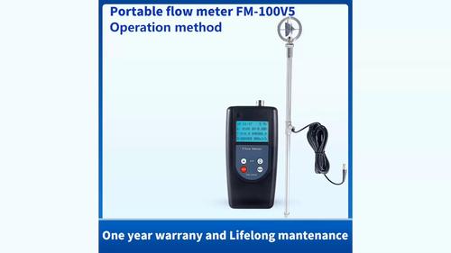 Portable flow meter FM-100V5