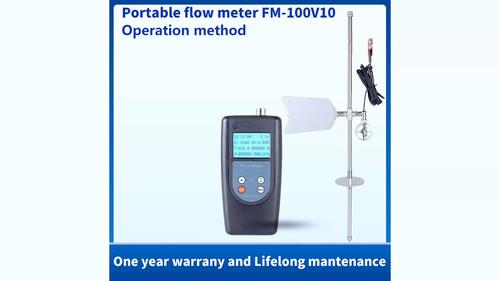 Portable flow meter FM-100V10